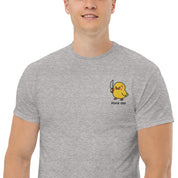 T-Shirt Unisex Ricamata 100% Cotone – Confortevole – Design Duck Off-Biiply