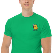 T-Shirt Unisex Ricamata 100% Cotone – Confortevole – Design Duck Off-Biiply