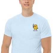 T-Shirt Unisex Ricamata 100% Cotone – Confortevole – Design Duck Off-Biiply