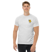 T-Shirt Unisex Ricamata 100% Cotone – Confortevole – Design Duck Off-Biiply