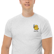 T-Shirt Unisex Ricamata 100% Cotone – Confortevole – Design Duck Off-Biiply