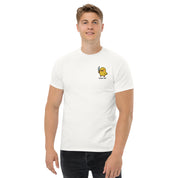 T-Shirt Unisex Ricamata 100% Cotone – Confortevole – Design Duck Off-Biiply
