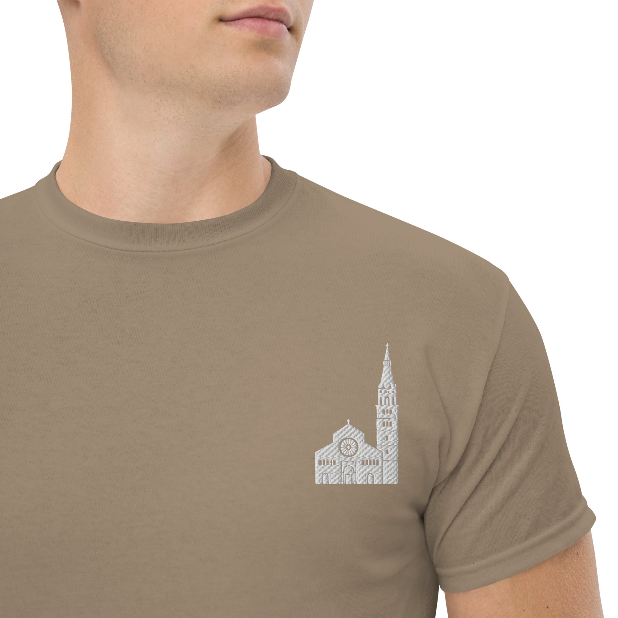 T-Shirt Unisex Ricamata 100% Cotone – Confortevole – Design D'uomo-Biiply