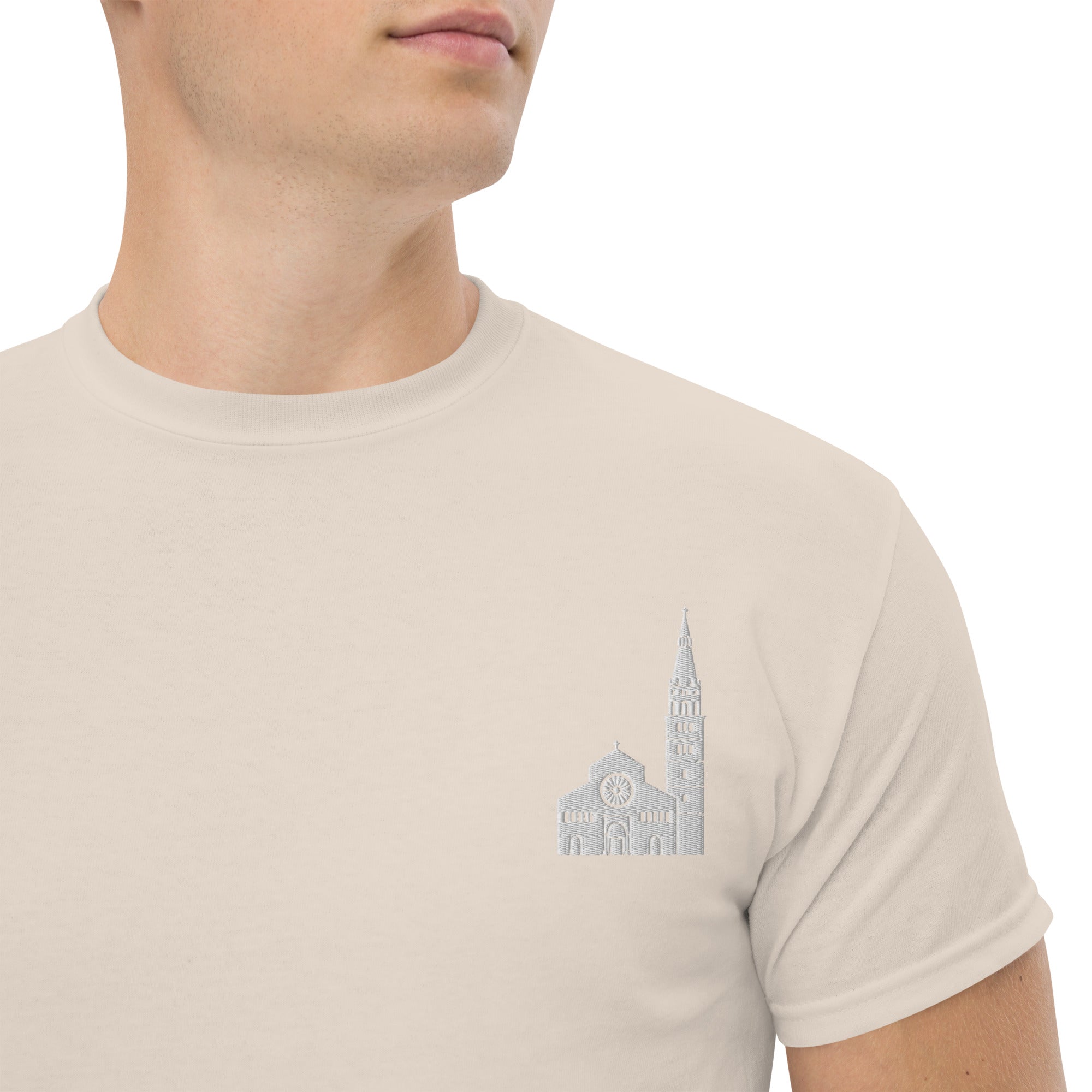 T-Shirt Unisex Ricamata 100% Cotone – Confortevole – Design D'uomo-Biiply
