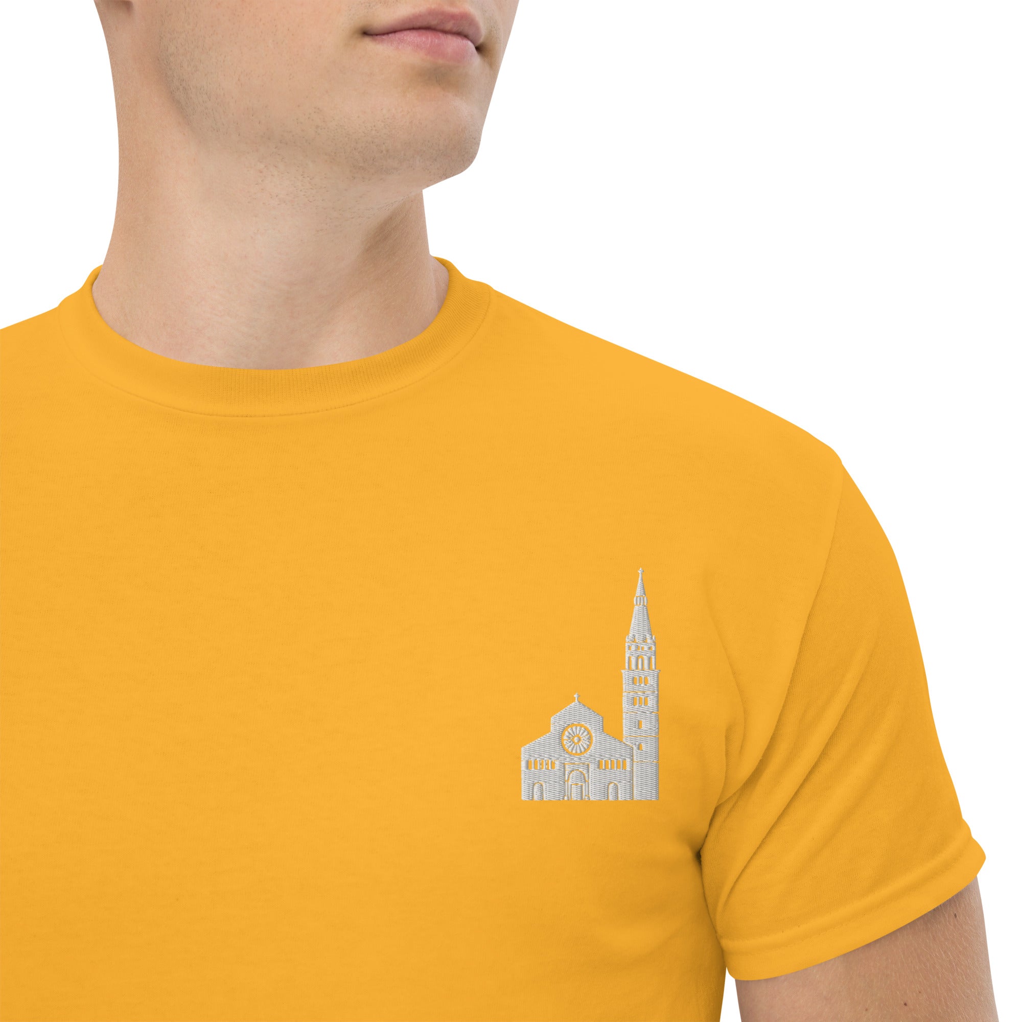 T-Shirt Unisex Ricamata 100% Cotone – Confortevole – Design D'uomo-Biiply
