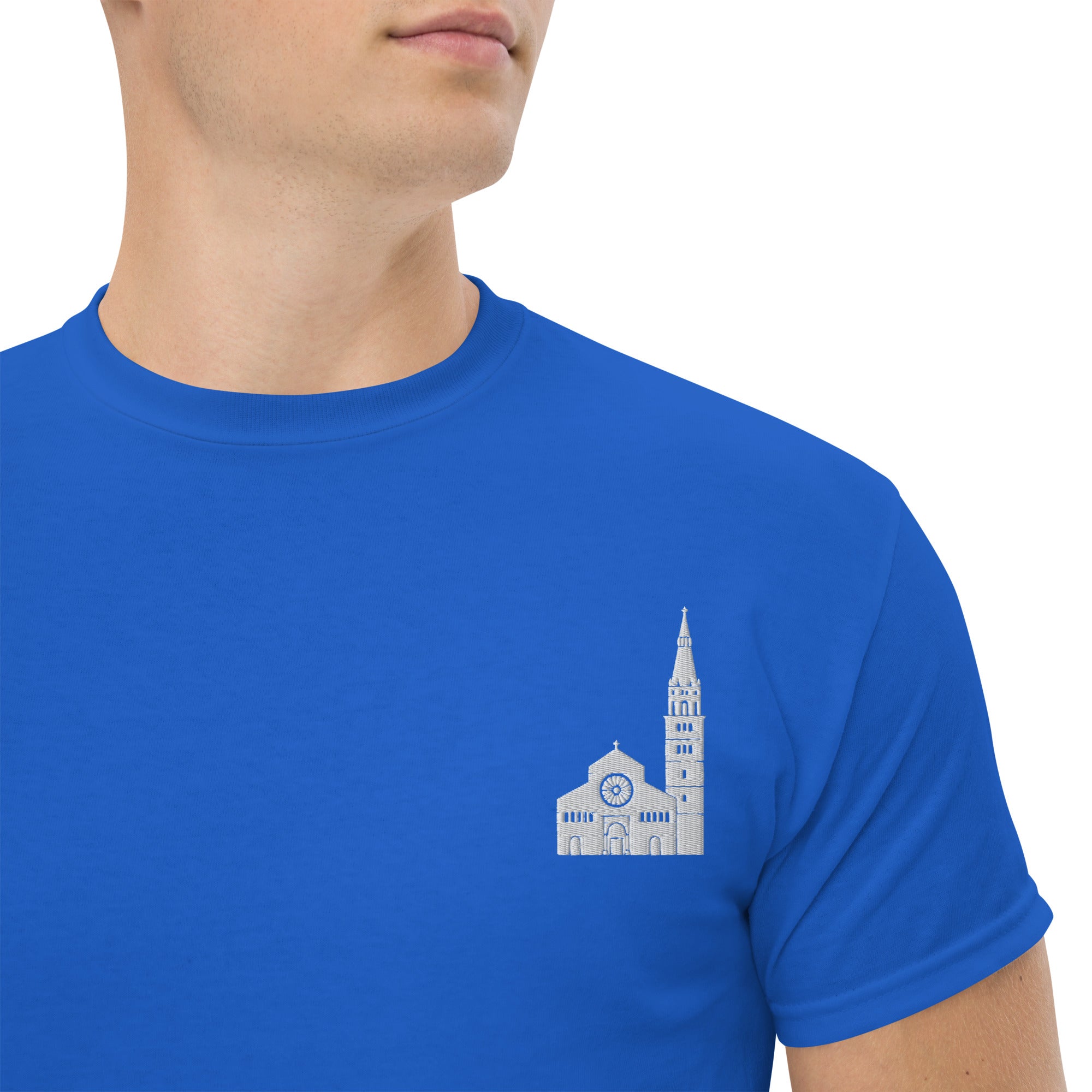 T-Shirt Unisex Ricamata 100% Cotone – Confortevole – Design D'uomo-Biiply