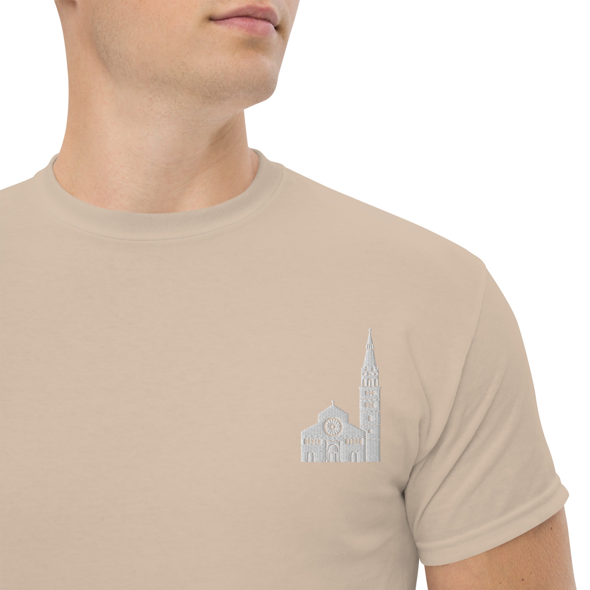 T-Shirt Unisex Ricamata 100% Cotone – Confortevole – Design D'uomo-Biiply