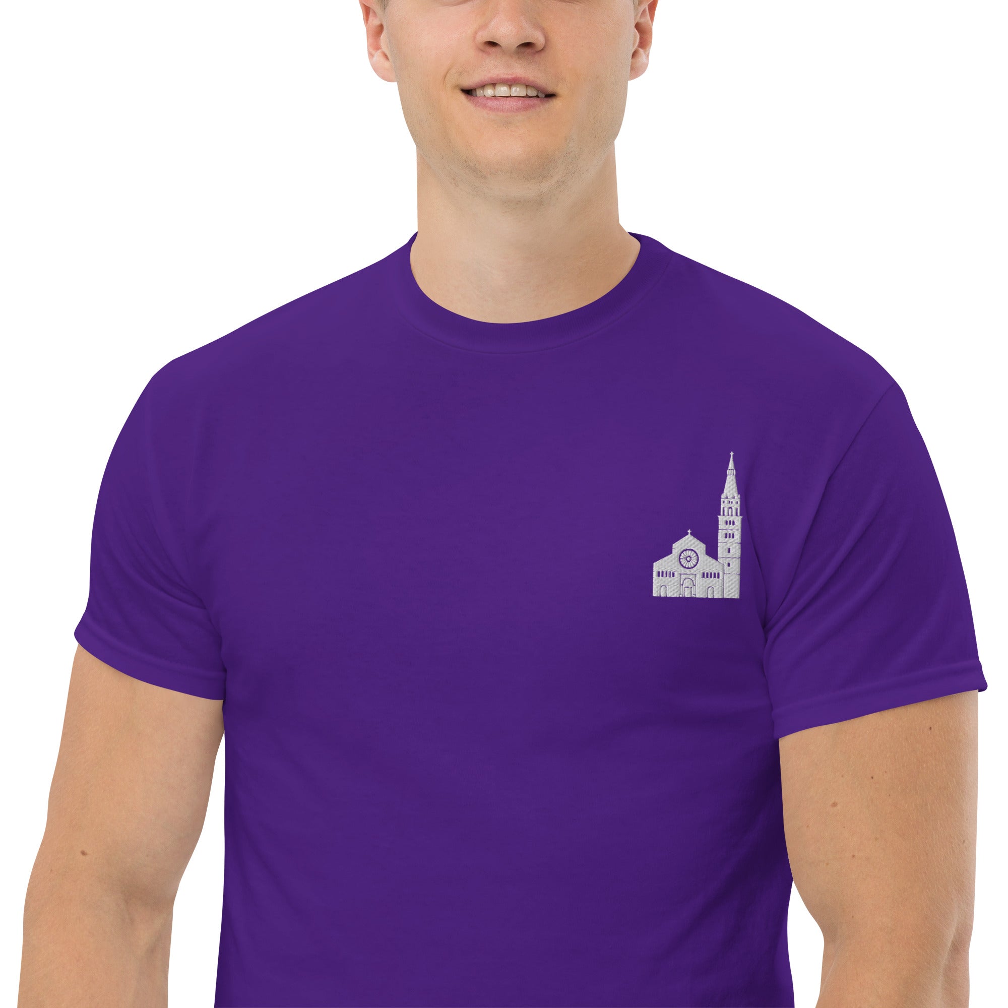 T-Shirt Unisex Ricamata 100% Cotone – Confortevole – Design D'uomo-Biiply