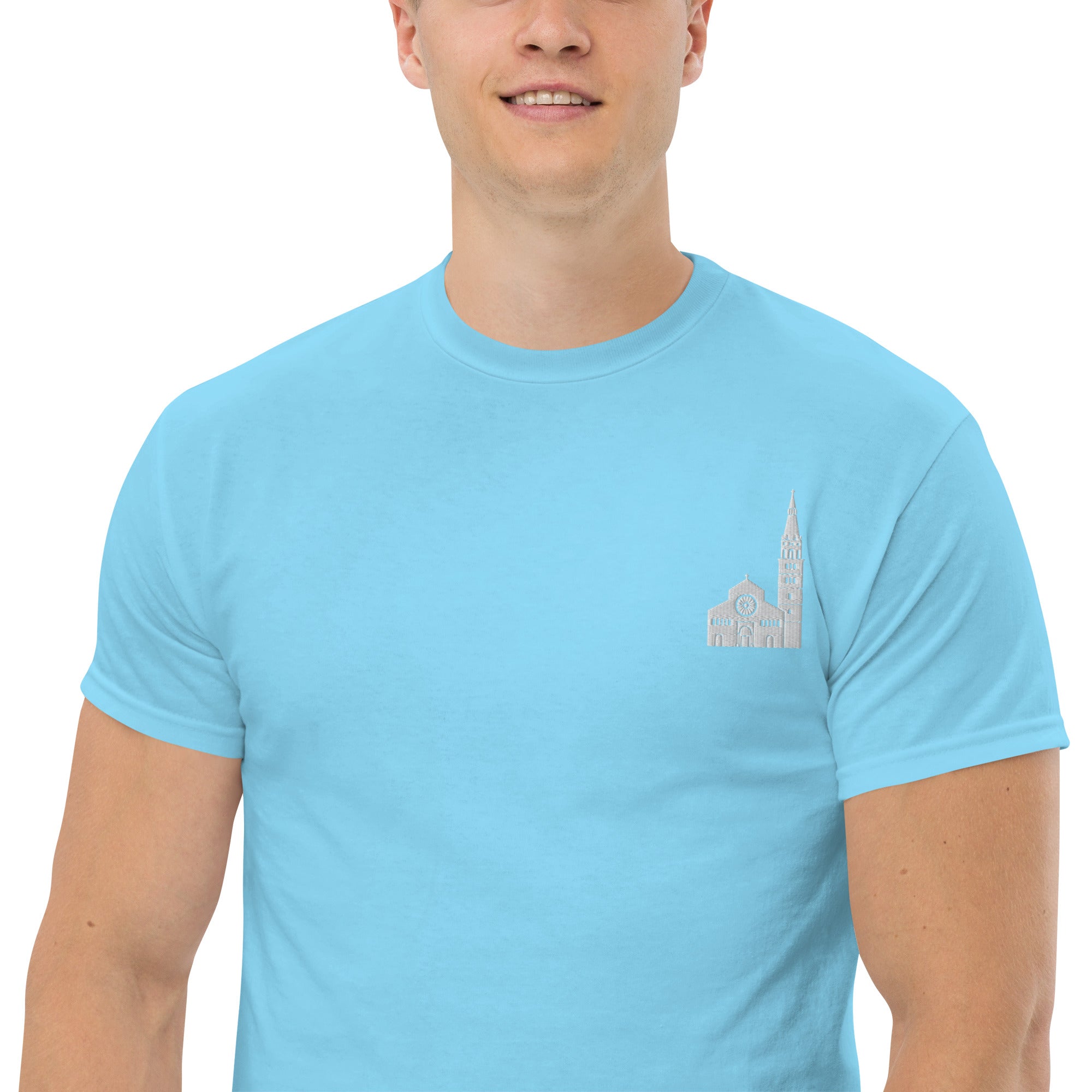 T-Shirt Unisex Ricamata 100% Cotone – Confortevole – Design D'uomo-Biiply