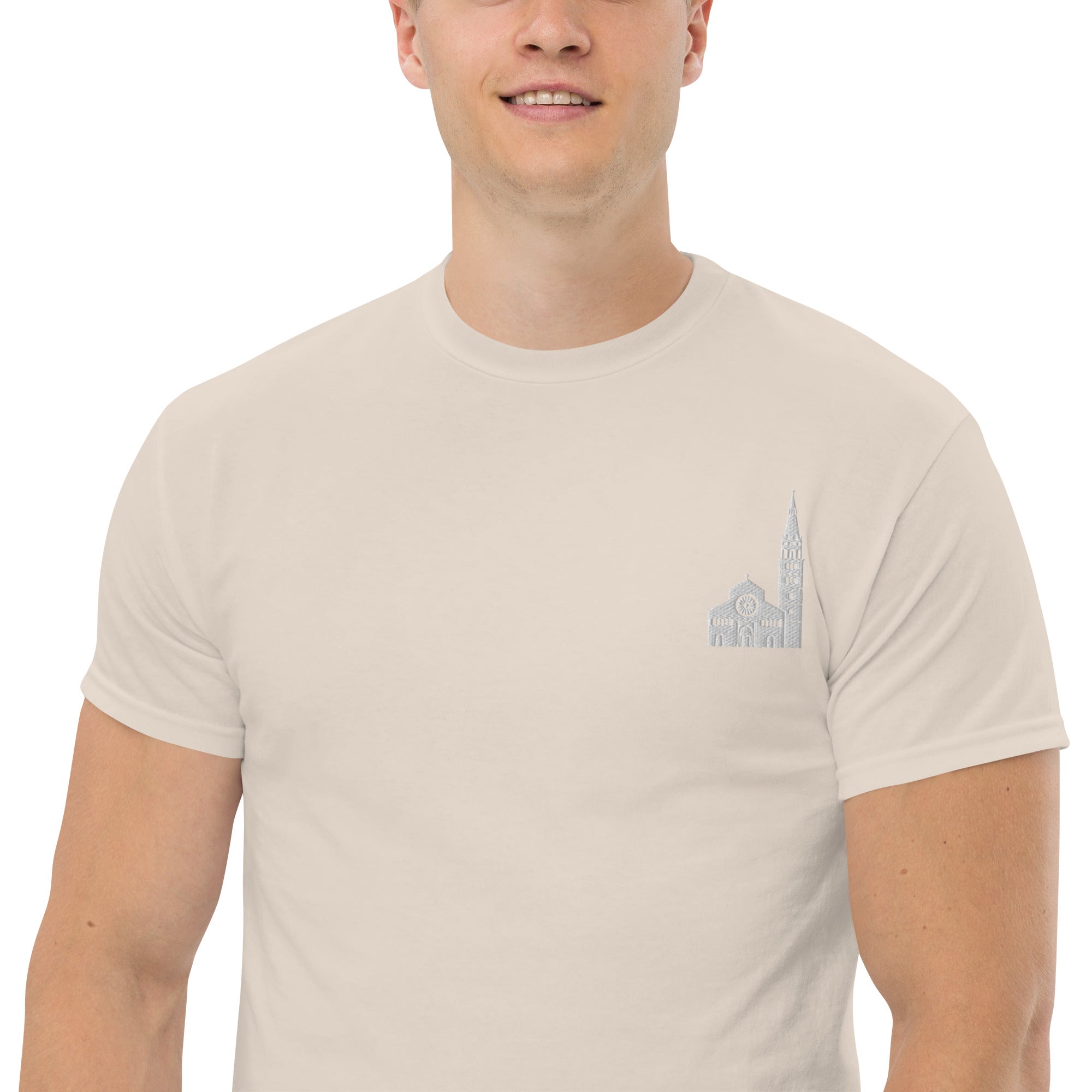 T-Shirt Unisex Ricamata 100% Cotone – Confortevole – Design D'uomo-Biiply