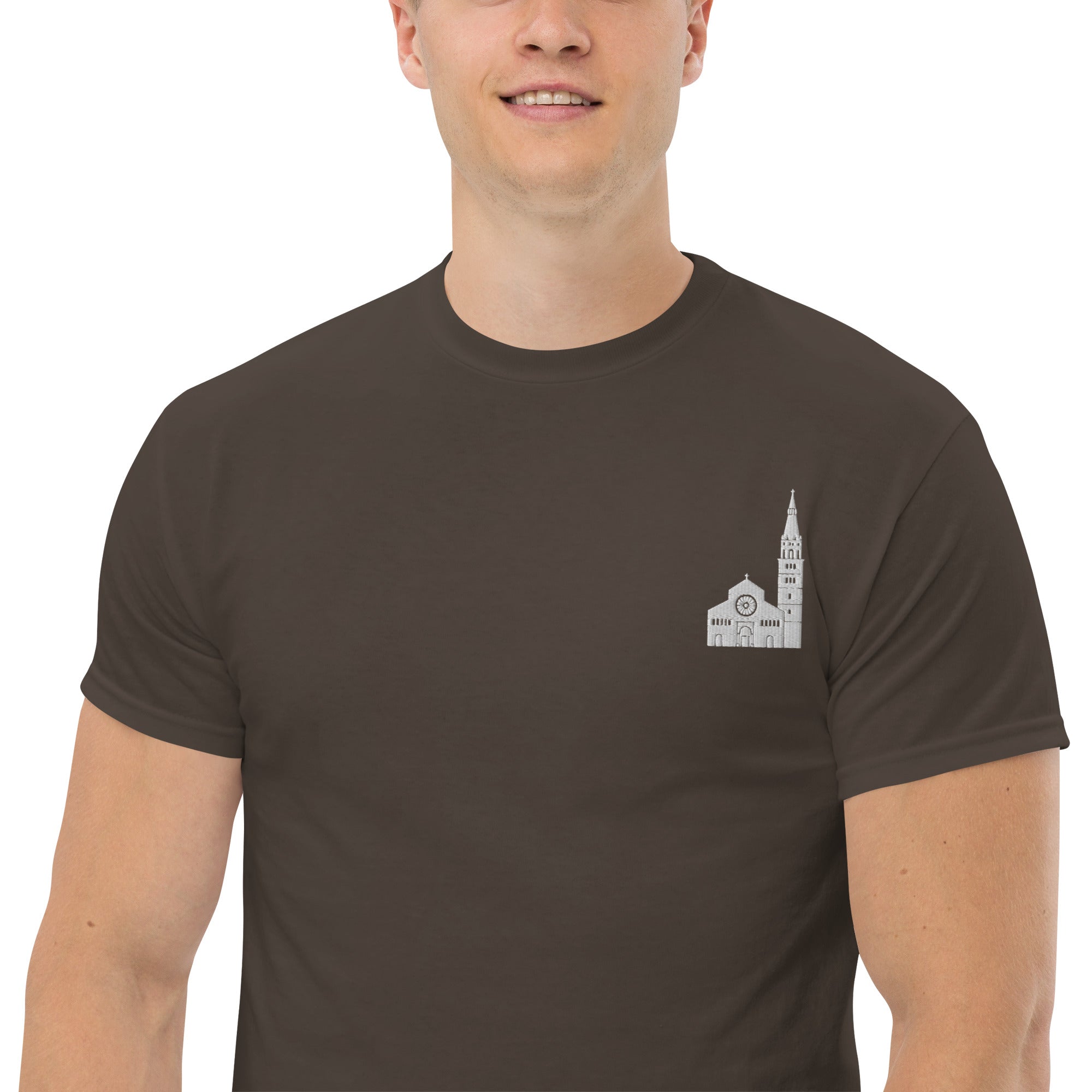 T-Shirt Unisex Ricamata 100% Cotone – Confortevole – Design D'uomo-Biiply