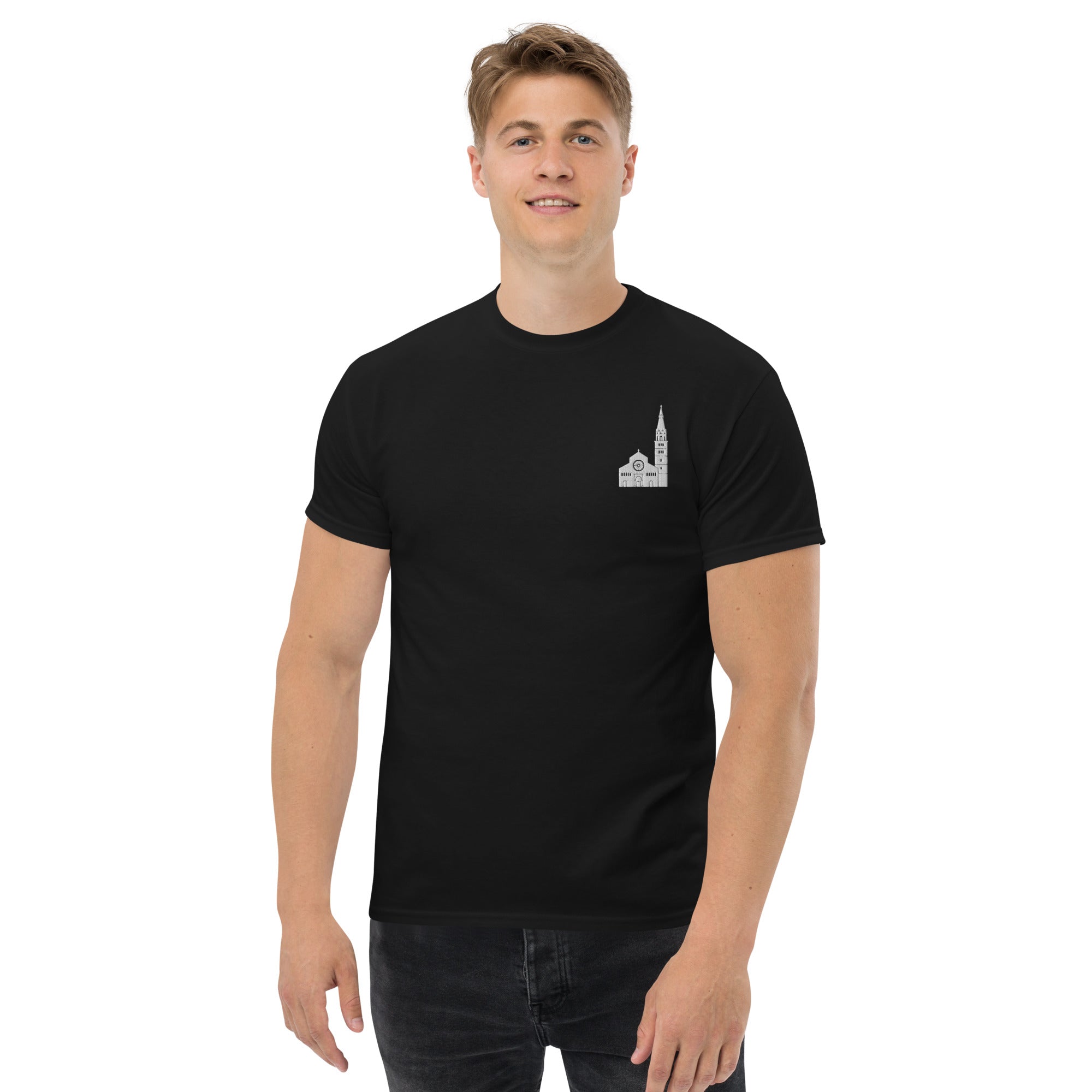 T-Shirt Unisex Ricamata 100% Cotone – Confortevole – Design D'uomo-Biiply