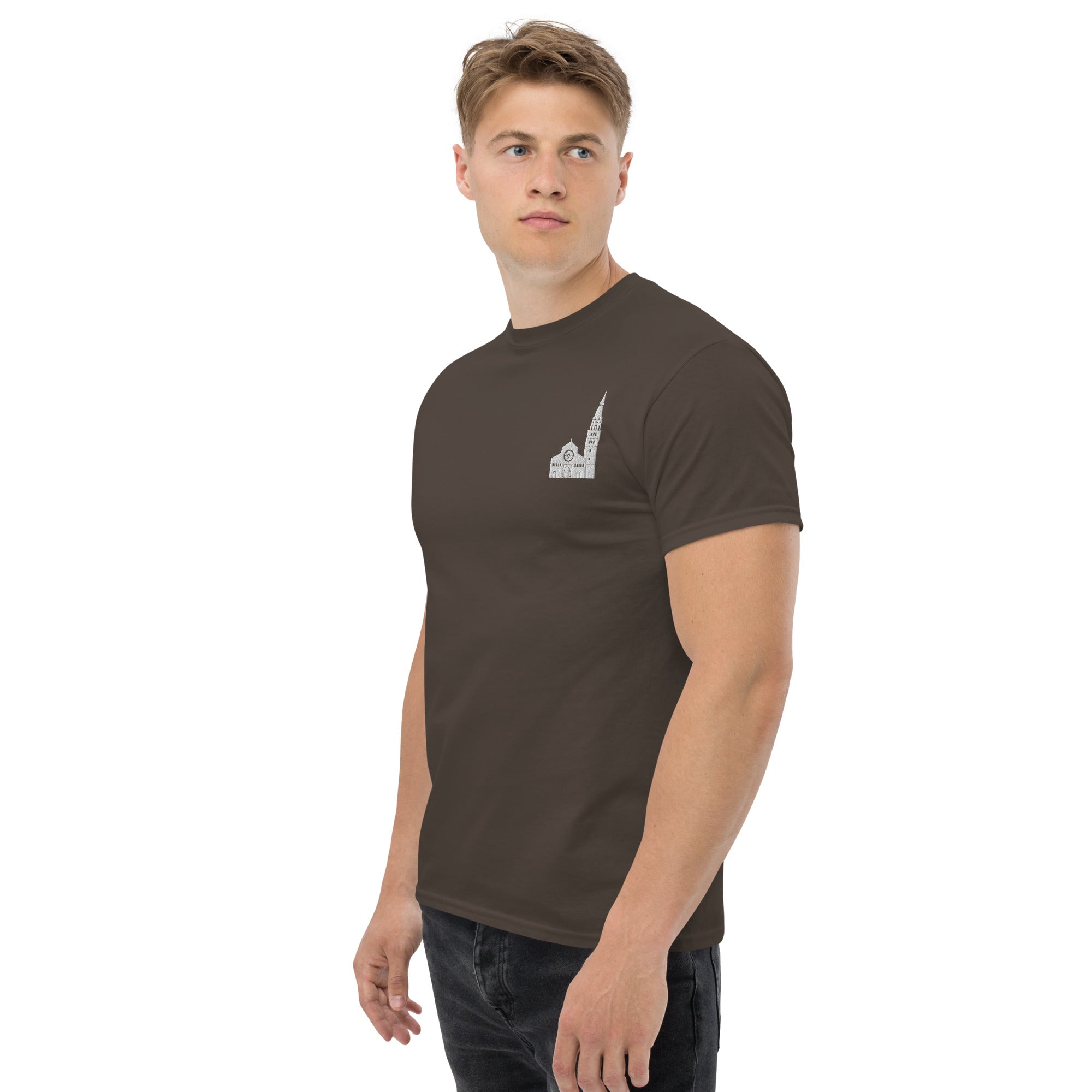 T-Shirt Unisex Ricamata 100% Cotone – Confortevole – Design D'uomo-Biiply