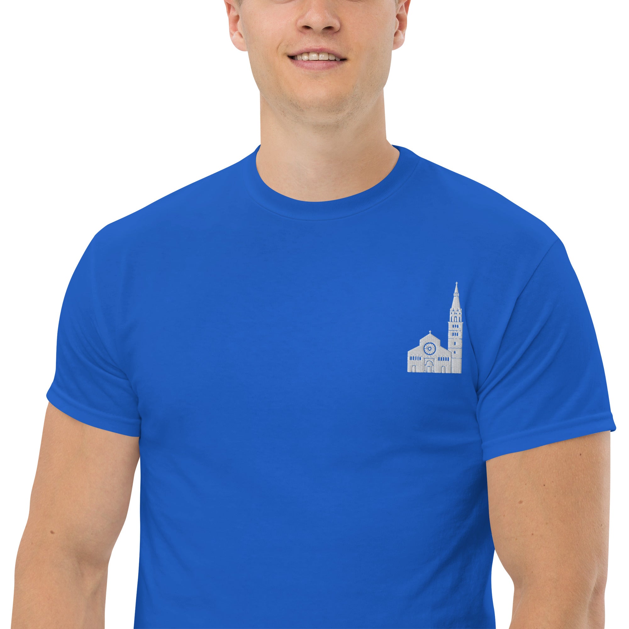 T-Shirt Unisex Ricamata 100% Cotone – Confortevole – Design D'uomo-Biiply