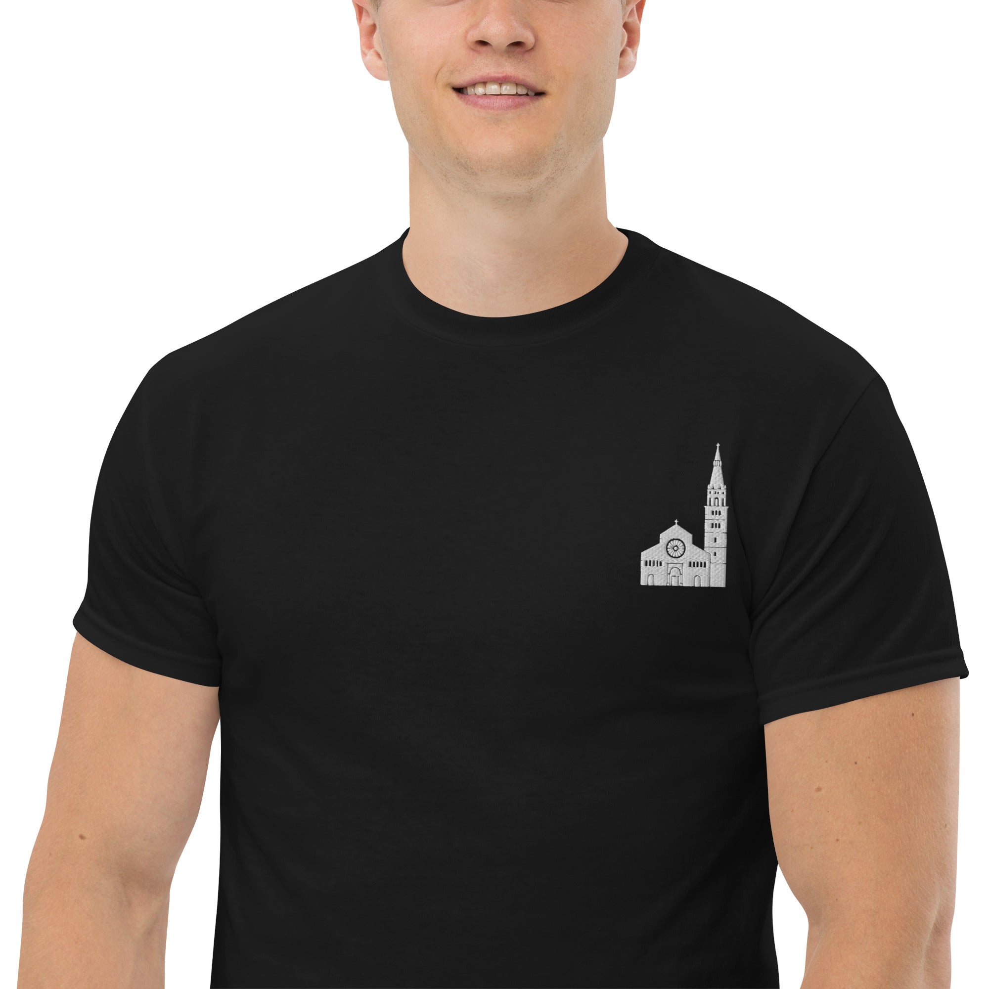 T-Shirt Unisex Ricamata 100% Cotone – Confortevole – Design D'uomo-Biiply