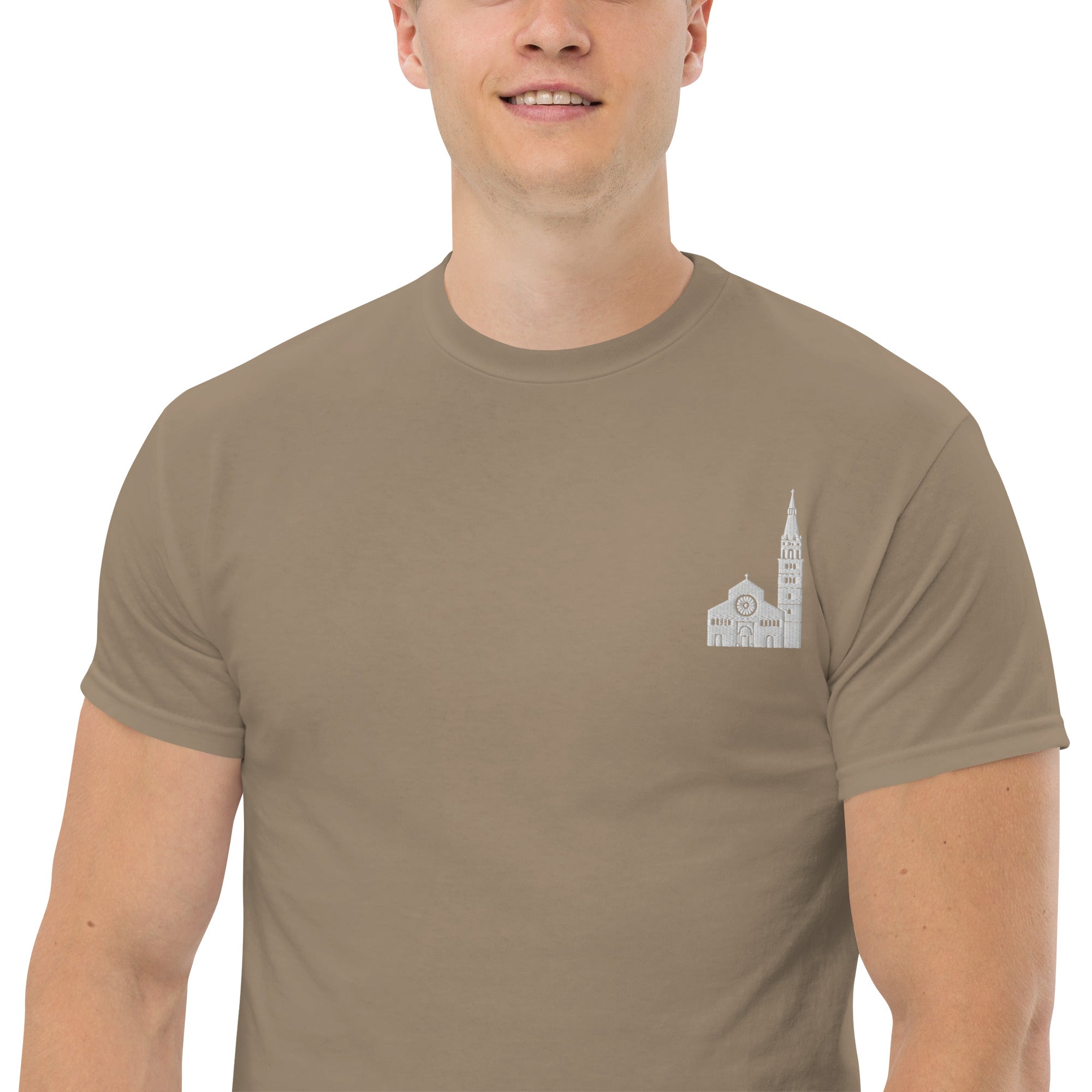 T-Shirt Unisex Ricamata 100% Cotone – Confortevole – Design D'uomo-Biiply