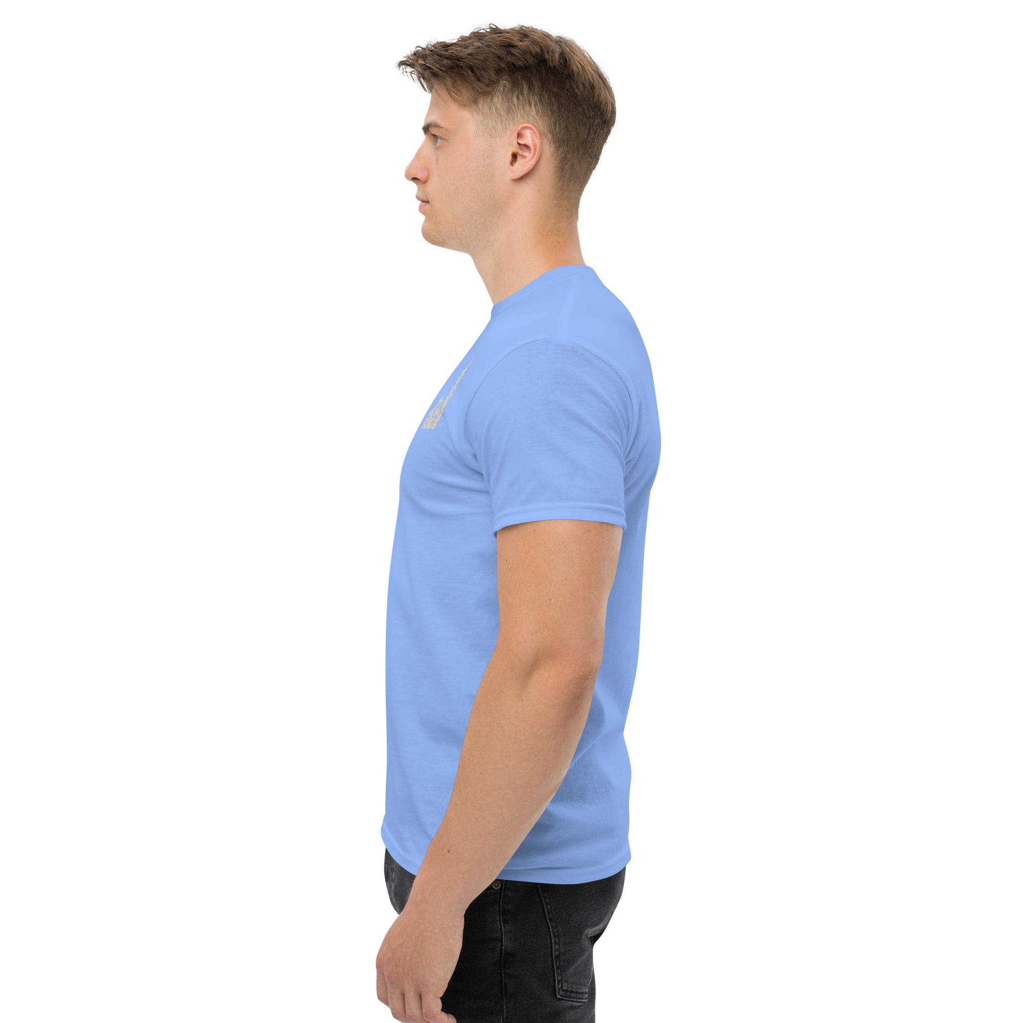 T-Shirt Unisex Ricamata 100% Cotone – Confortevole – Design D'uomo-Biiply