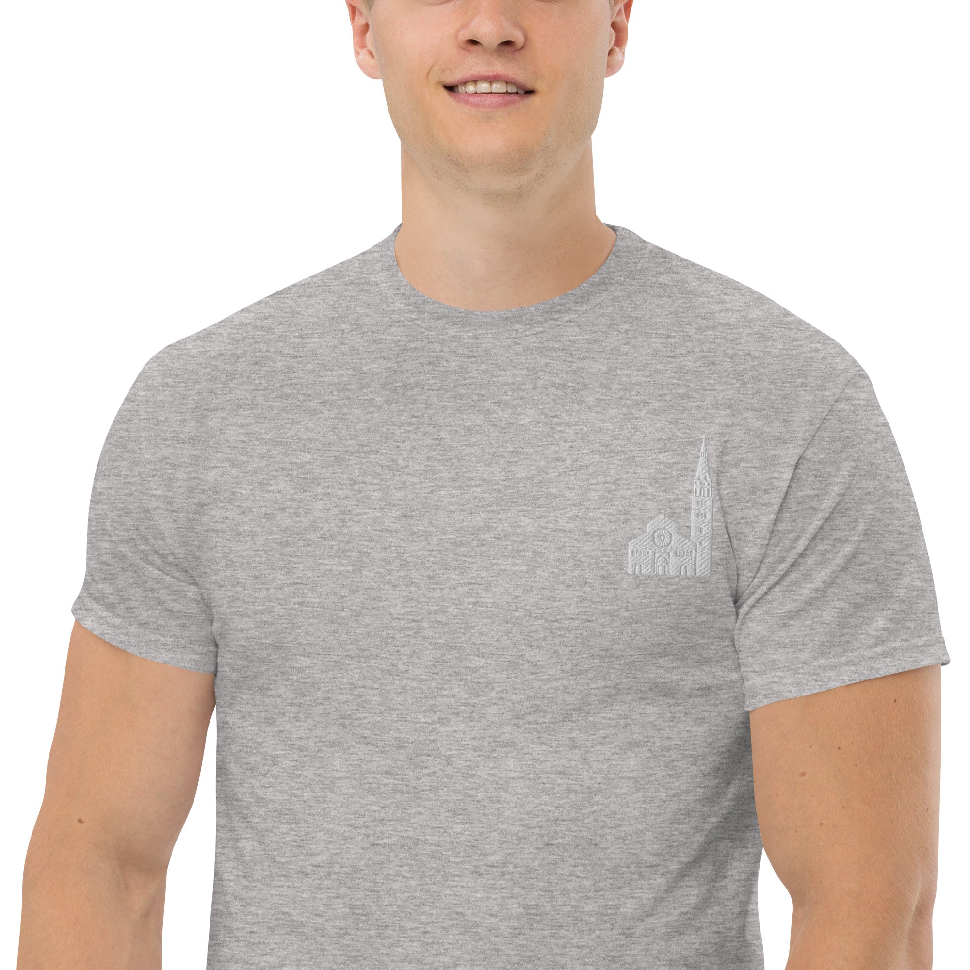 T-Shirt Unisex Ricamata 100% Cotone – Confortevole – Design D'uomo-Biiply