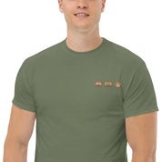 T-Shirt Unisex Ricamata 100% Cotone – Confortevole – Design Emoji scimmiette-Biiply