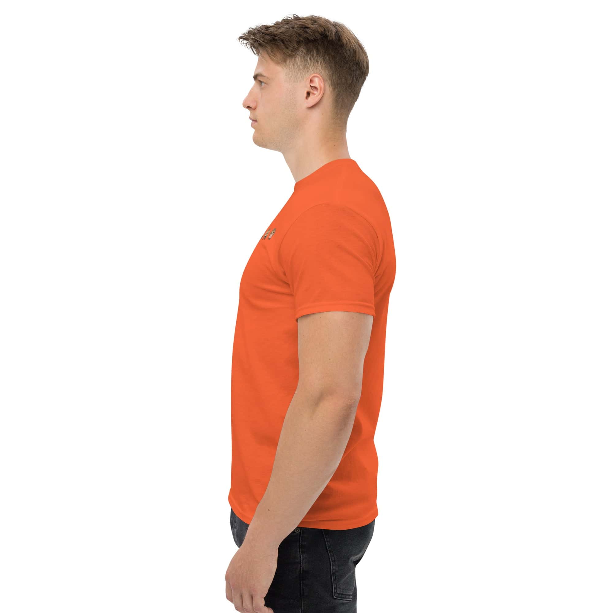 T-Shirt Unisex Ricamata 100% Cotone – Confortevole – Design Emoji scimmiette-Biiply