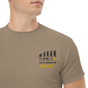 T-Shirt Unisex Ricamata 100% Cotone – Confortevole – Design Evolution Of Money-Biiply
