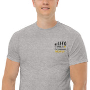 T-Shirt Unisex Ricamata 100% Cotone – Confortevole – Design Evolution Of Money-Biiply
