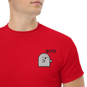 Ricamo Personalizzato - T-shirt Ricamata Unisex – 100% Cotone – Stile Streetwear e Confortevole – Fantasmino Boo!-Biiply