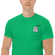 Ricamo Personalizzato - T-shirt Ricamata Unisex – 100% Cotone – Stile Streetwear e Confortevole – Fantasmino Boo!-Biiply
