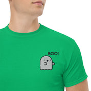 Ricamo Personalizzato - T-shirt Ricamata Unisex – 100% Cotone – Stile Streetwear e Confortevole – Fantasmino Boo!-Biiply