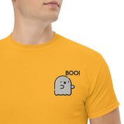 Ricamo Personalizzato - T-shirt Ricamata Unisex – 100% Cotone – Stile Streetwear e Confortevole – Fantasmino Boo!-Biiply