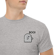 Ricamo Personalizzato - T-shirt Ricamata Unisex – 100% Cotone – Stile Streetwear e Confortevole – Fantasmino Boo!-Biiply