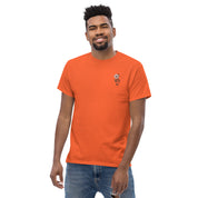 T-Shirt Unisex Ricamata 100% Cotone – Confortevole – Design Fiore di Ciliegio-Biiply