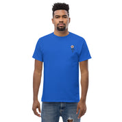 T-Shirt Unisex Ricamata 100% Cotone – Confortevole – Design Fiore di Ciliegio-Biiply