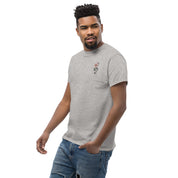 T-Shirt Unisex Ricamata 100% Cotone – Confortevole – Design Fiore di Ciliegio-Biiply
