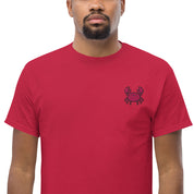 T-Shirt Unisex Ricamata 100% Cotone – Confortevole – Design Granchio-Biiply
