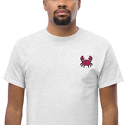 T-Shirt Unisex Ricamata 100% Cotone – Confortevole – Design Granchio-Biiply