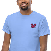 T-Shirt Unisex Ricamata 100% Cotone – Confortevole – Design Granchio-Biiply