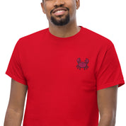 T-Shirt Unisex Ricamata 100% Cotone – Confortevole – Design Granchio-Biiply