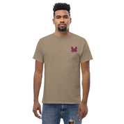 T-Shirt Unisex Ricamata 100% Cotone – Confortevole – Design Granchio-Biiply
