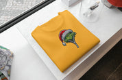 Ricamo Personalizzato - T-shirt Ricamata Unisex – 100% Cotone – Stile Streetwear e Confortevole – Grinch Apre la Zip-Biiply