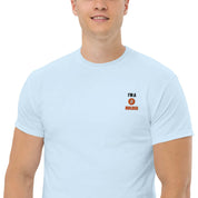 T-Shirt Unisex Ricamata 100% Cotone – Confortevole – Design I'm BTC Holder-Biiply