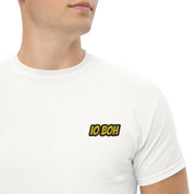 T-Shirt Unisex Ricamata 100% Cotone – Confortevole – Design Io Boh-Biiply