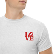 T-Shirt Unisex Ricamata 100% Cotone – Confortevole – Design Love-Biiply