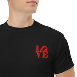 T-Shirt Unisex Ricamata 100% Cotone – Confortevole – Design Love