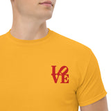 T-Shirt Unisex Ricamata 100% Cotone – Confortevole – Design Love