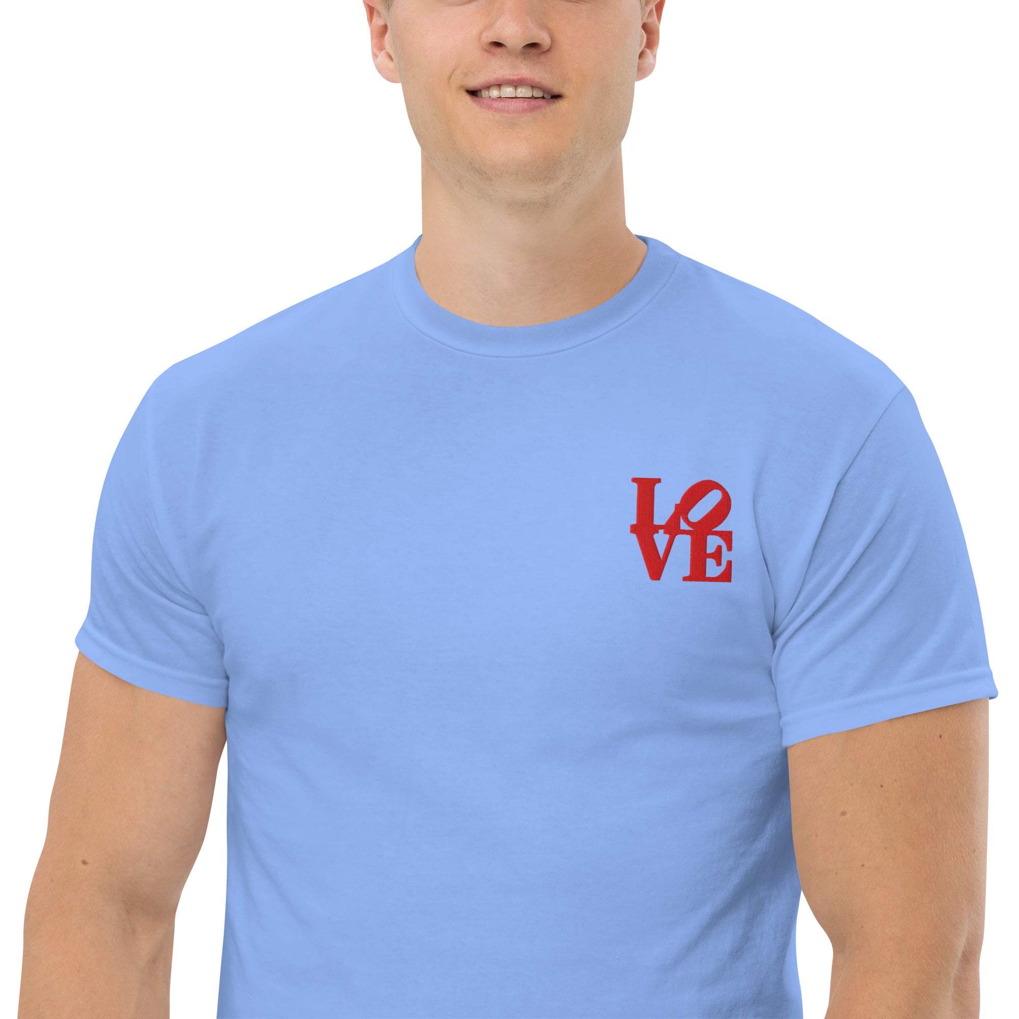 T-Shirt Unisex Ricamata 100% Cotone – Confortevole – Design Love-Biiply