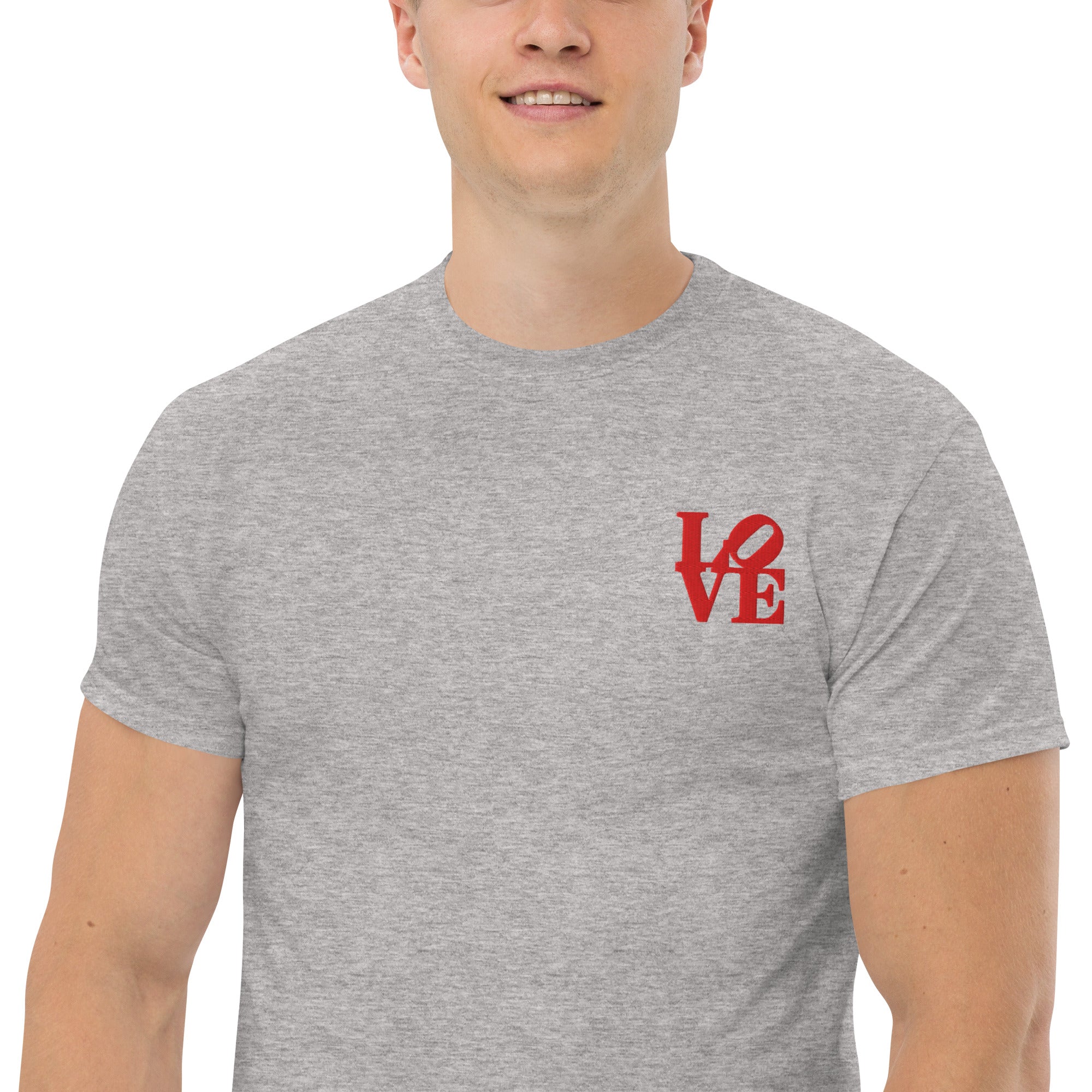 T-Shirt Unisex Ricamata 100% Cotone – Confortevole – Design Love-Biiply