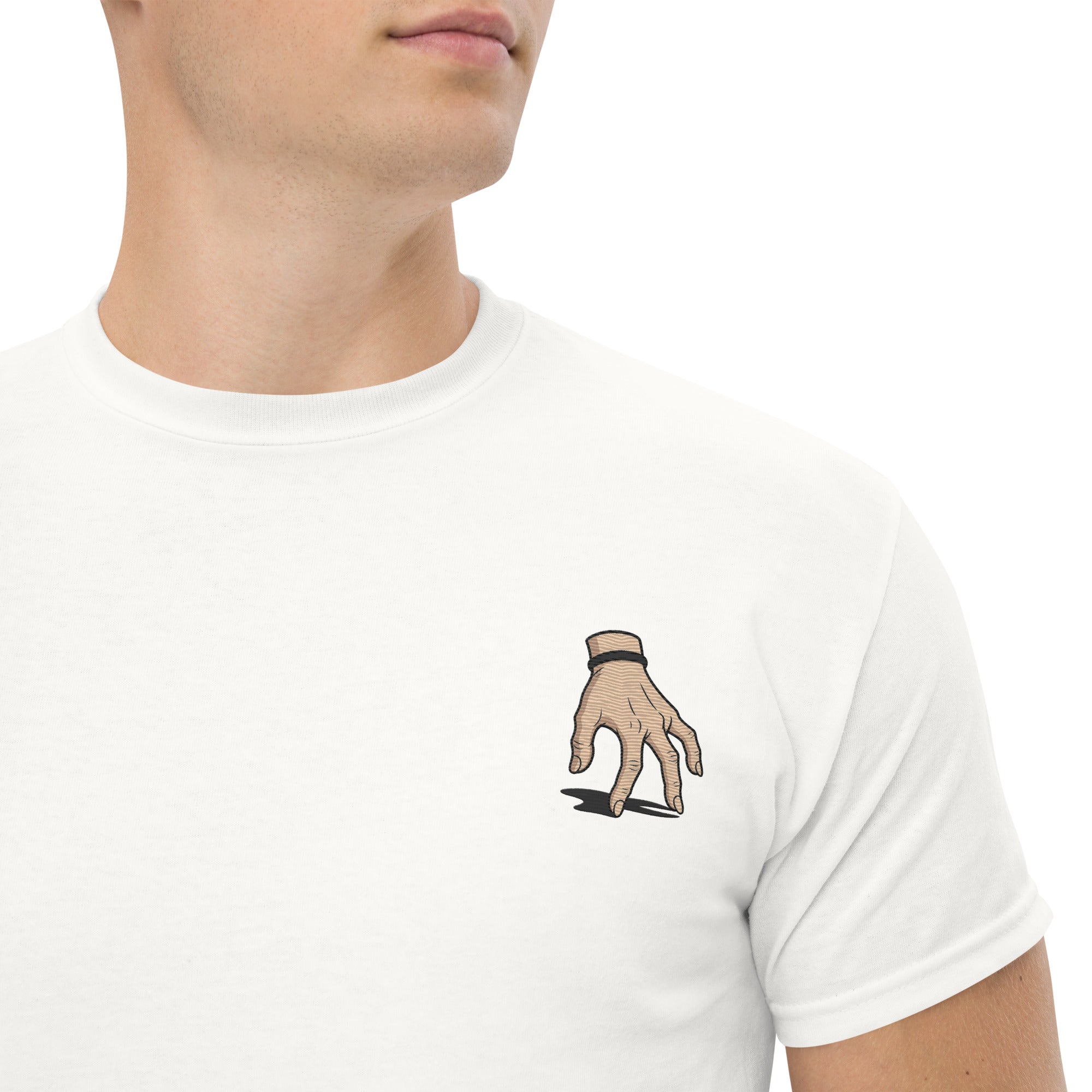 T-Shirt Unisex Ricamata 100% Cotone – Confortevole – Design Mano-Biiply