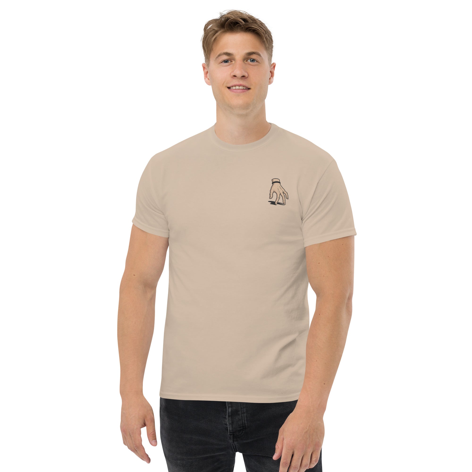 T-Shirt Unisex Ricamata 100% Cotone – Confortevole – Design Mano-Biiply