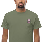 T-Shirt Unisex Ricamata 100% Cotone – Confortevole – Design Medusa Felice-Biiply